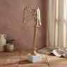 Horton Champagne alu elephant statue marble base L