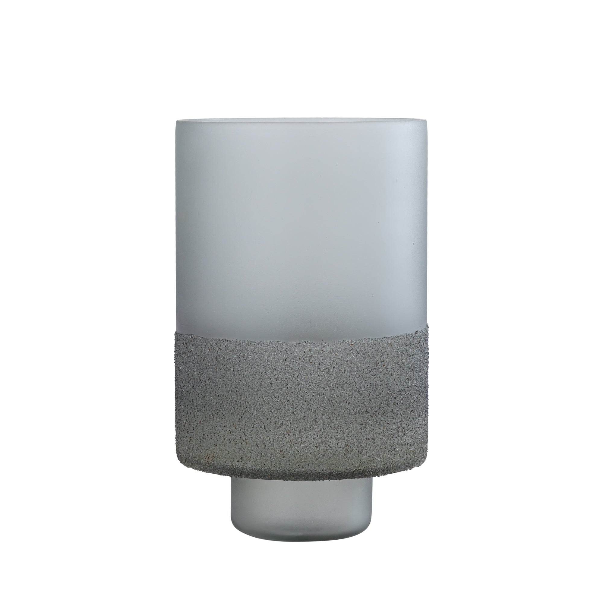 Miral Bougeoirs en verre - Gris