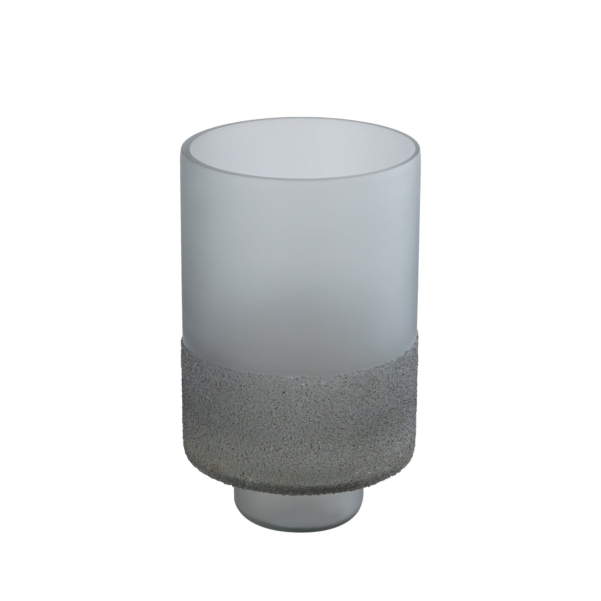 Miral Bougeoirs en verre - Gris
