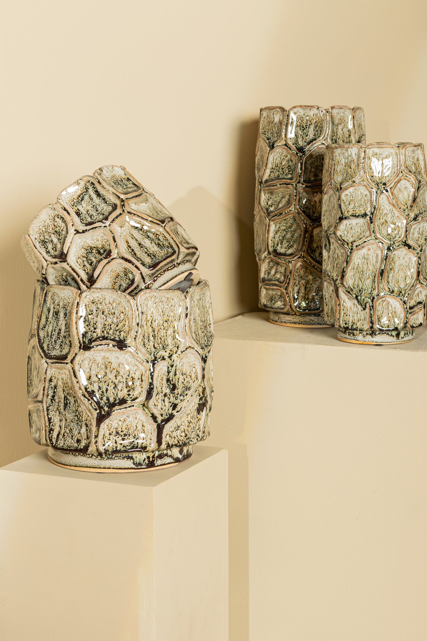 Madge Pot en céramique - Cream