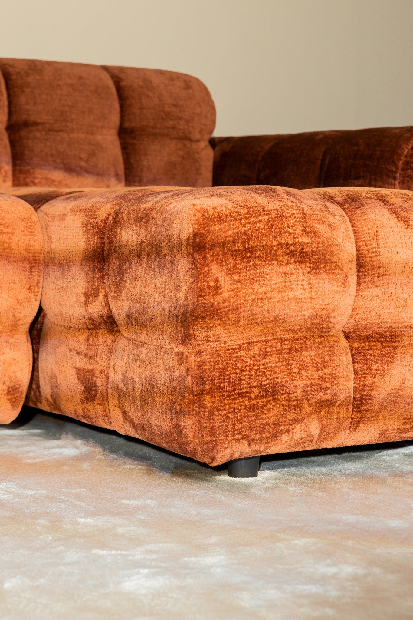 Jidde sofa berge 3032 rust fabric chaise longue ri - Photo 3