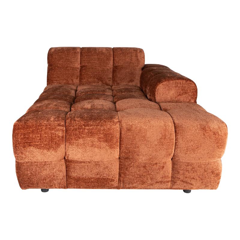 Jidde sofa berge 3032 rust fabric chaise longue ri