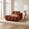 Jidde sofa berge 3032 rust fabric chaise longue ri