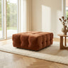 Jidde sofa berge 3032 rust fabric hocker