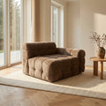 Élément Canapé Jidde — Berge Beige Tissu Accoudoir Droite