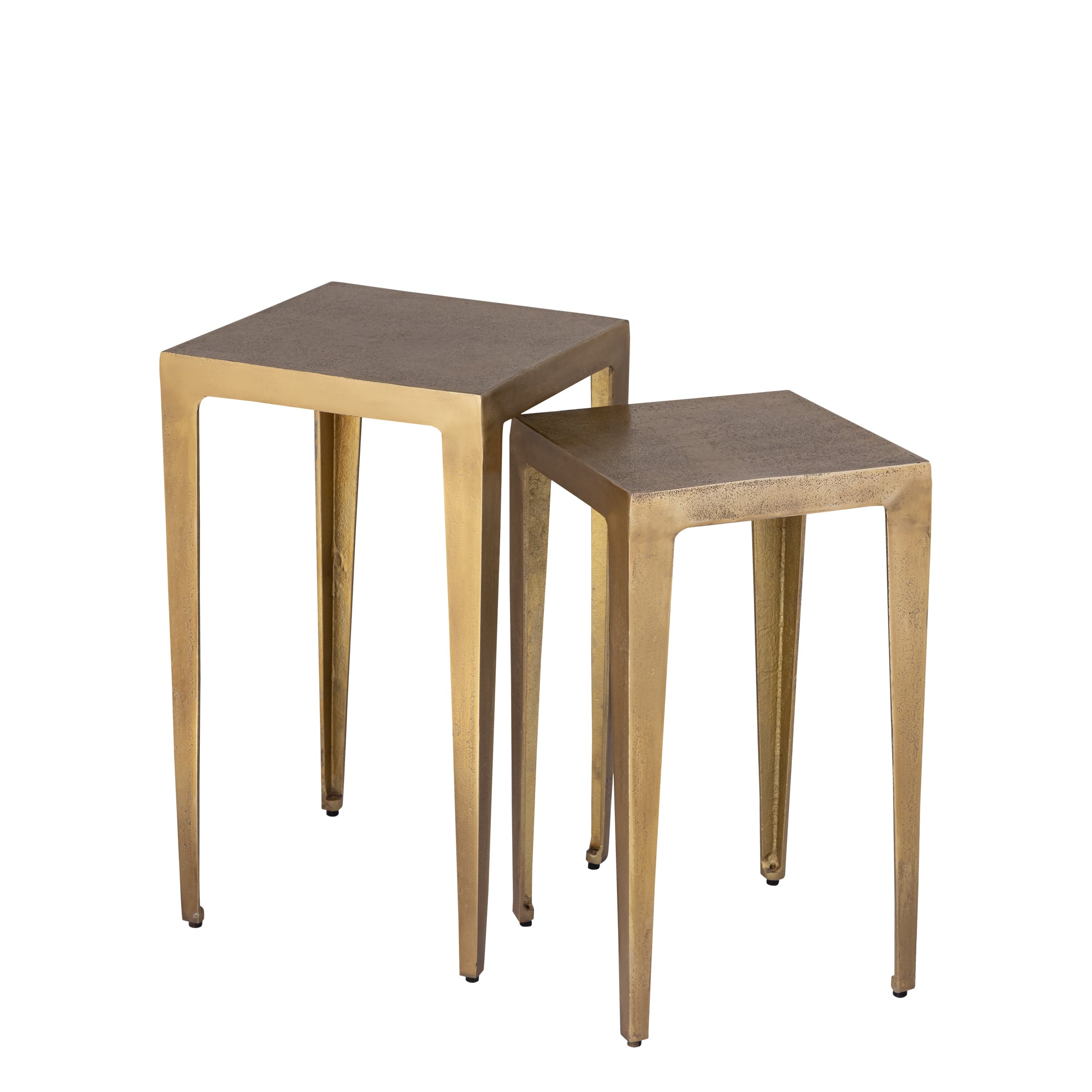 Rivva Brass casted alu square side table sv2 low - Photo 4