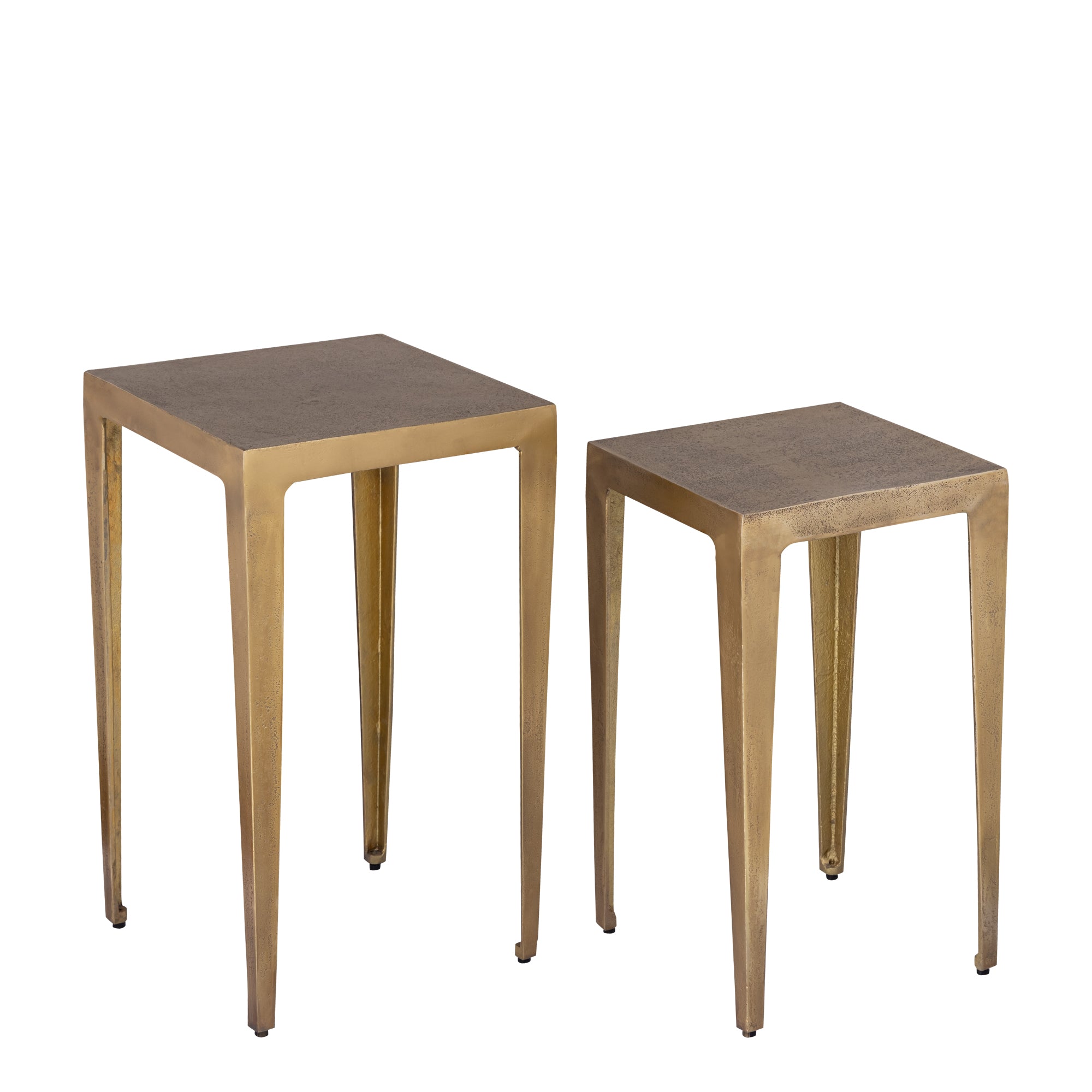 Rivva Brass casted alu square side table sv2 low - Photo 5