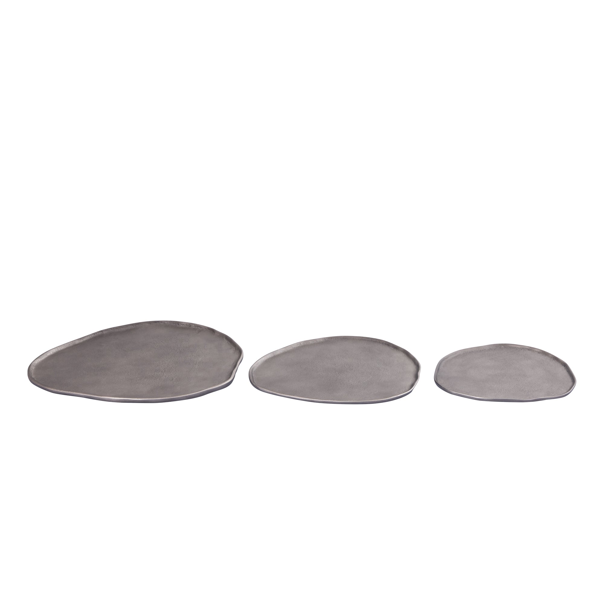 Kora Silver casted alu organic shaped bowl M