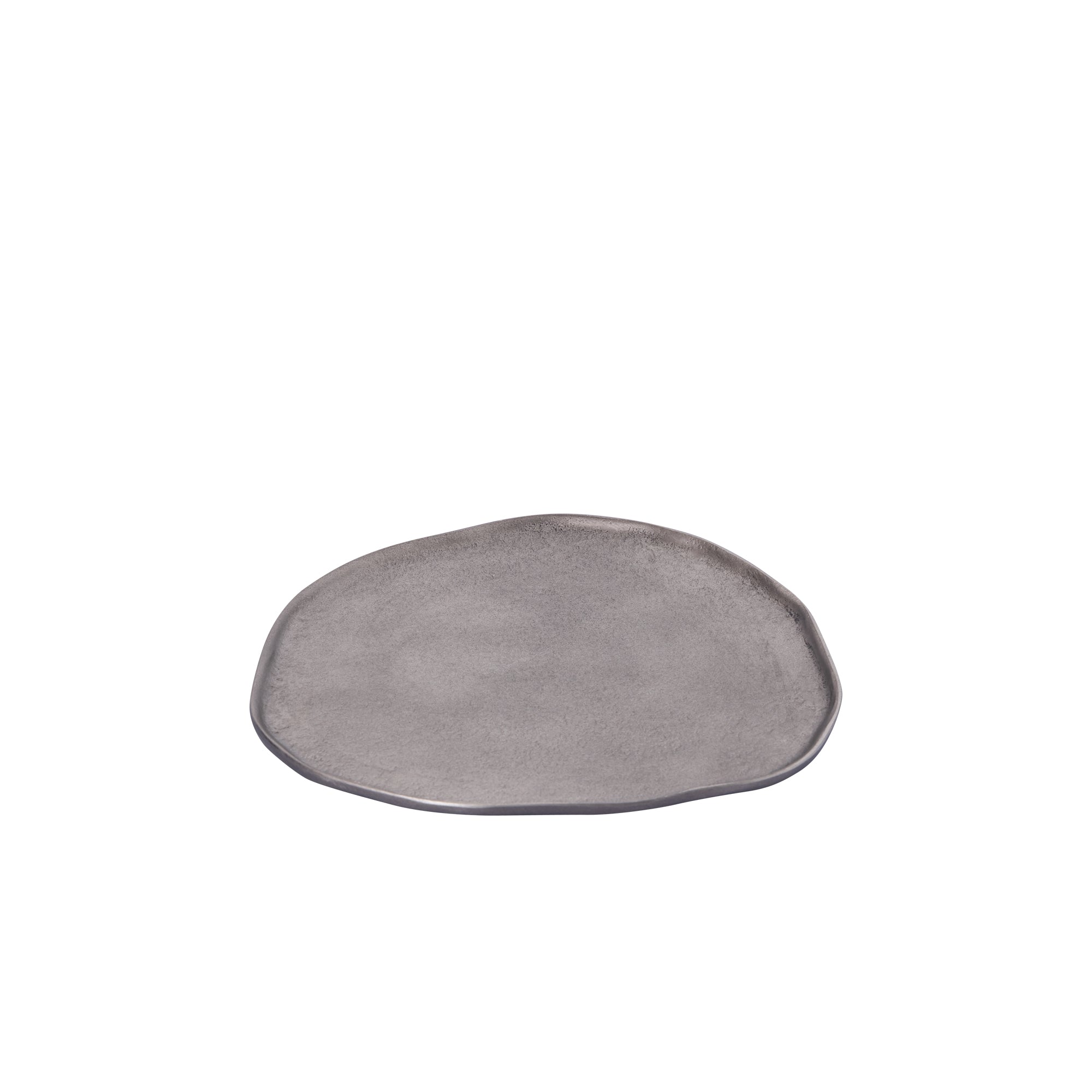 Kora Silver casted alu organic shaped bowl S
