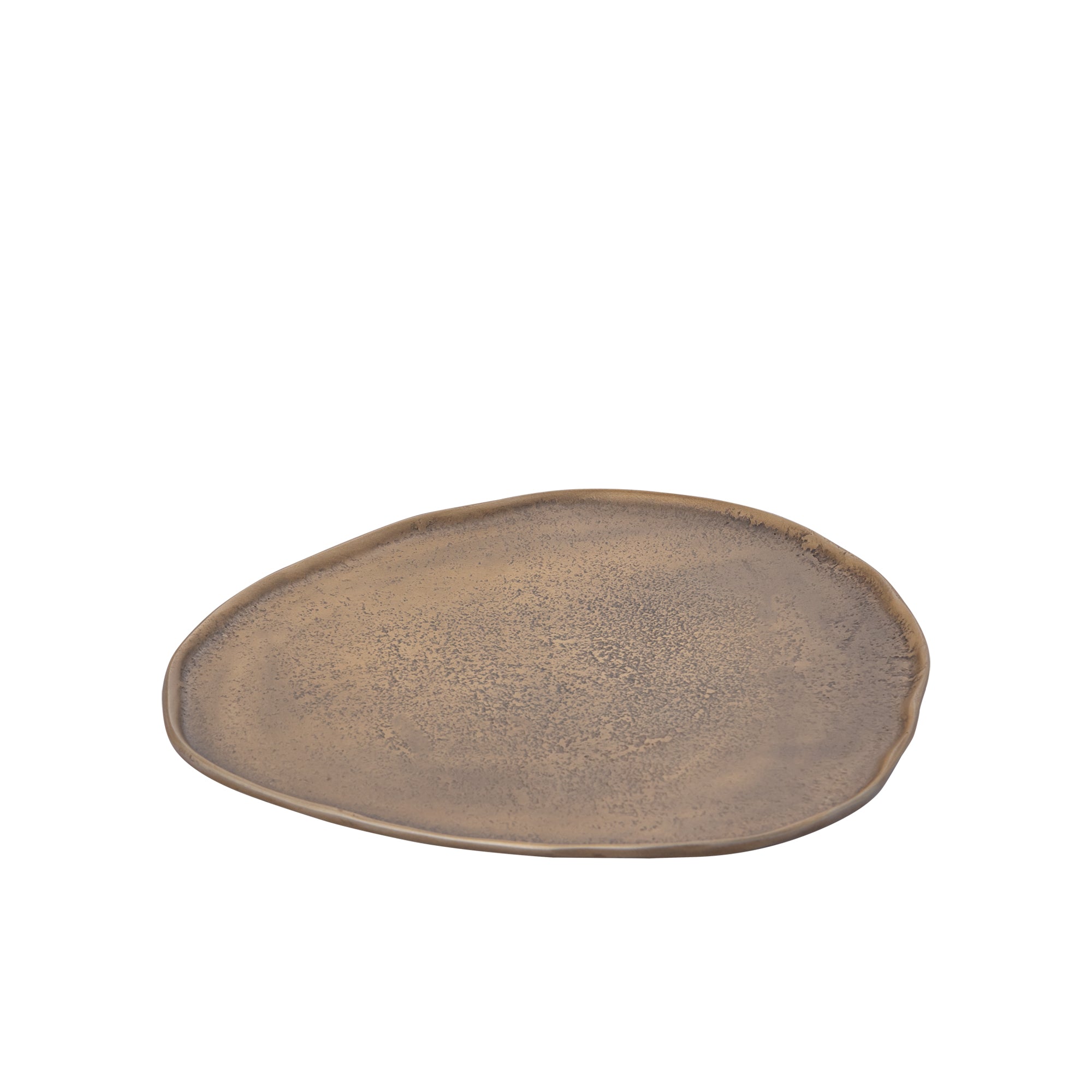 Kora Brass casted alu organic shaped bowl M
