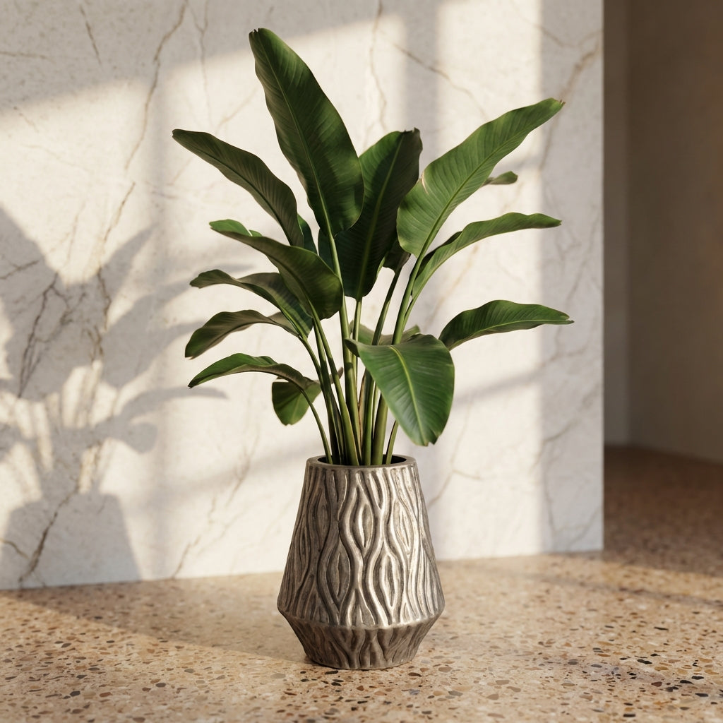 Deandra Pot en métal - M (24x24x28 cm)