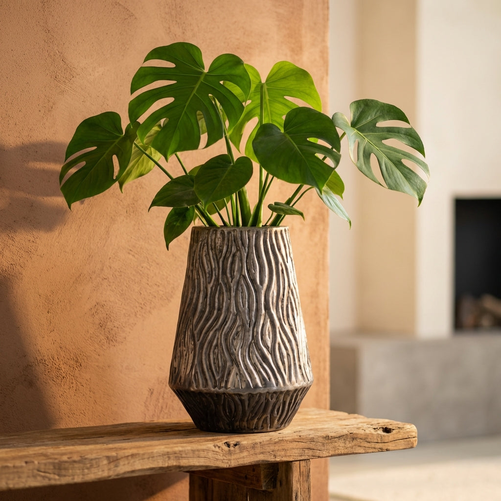 Deandra Pot en métal - L (30x30x38 cm)