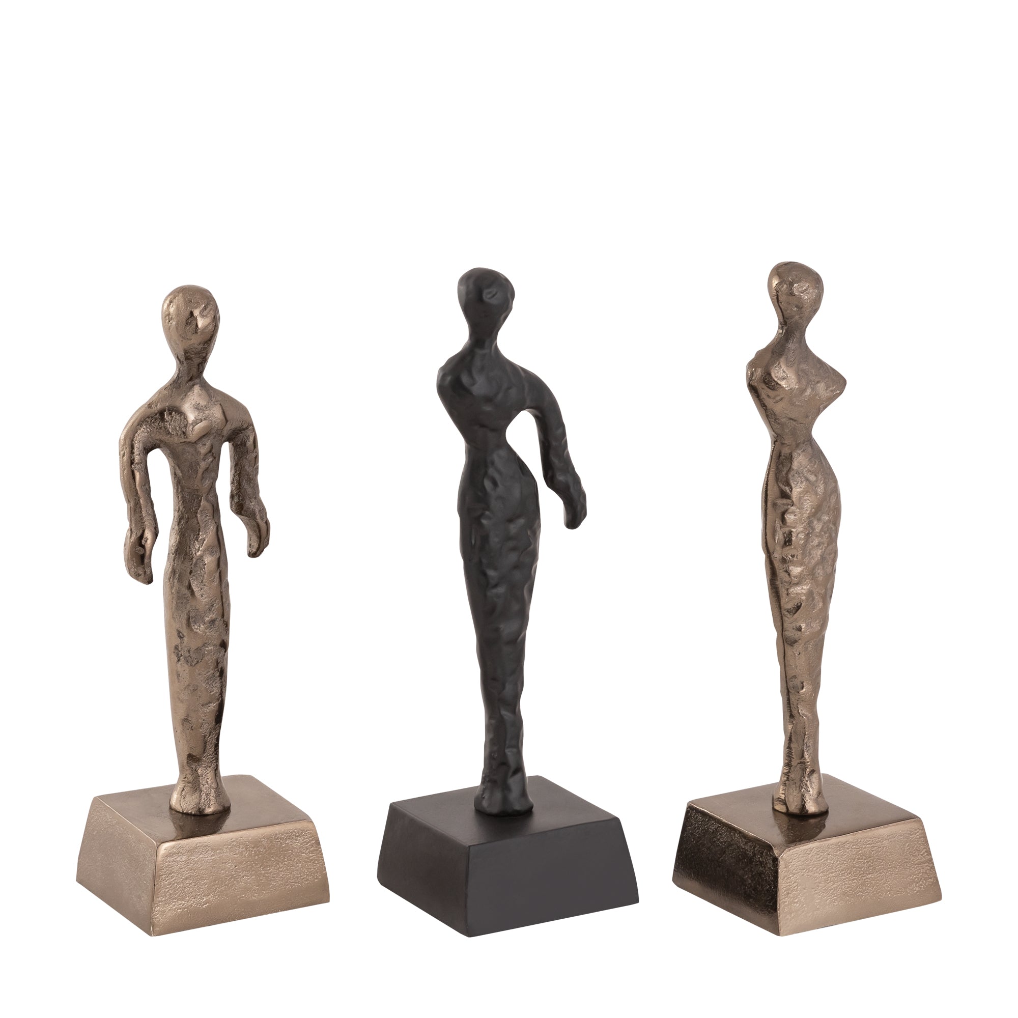 Zhaell Black casted alu statue ladies SV3
