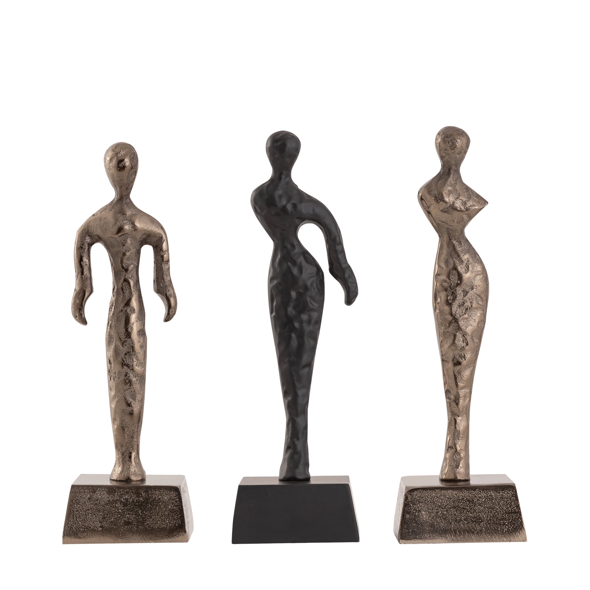 Zhaell Black casted alu statue ladies SV3