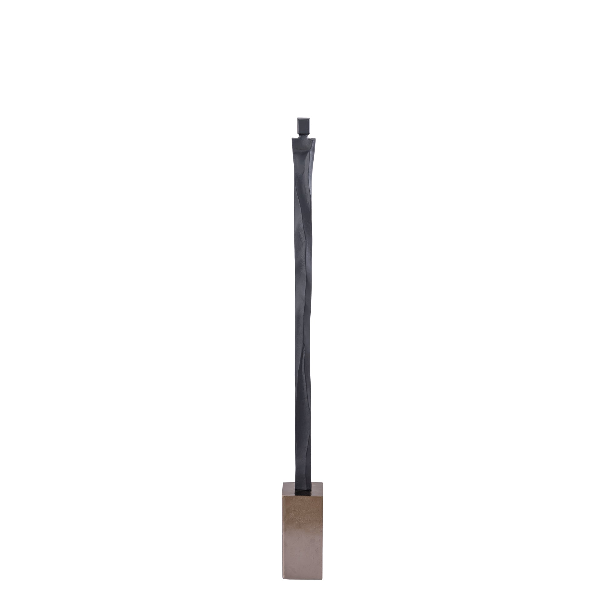 Mathias Black alu statue human shaped Small