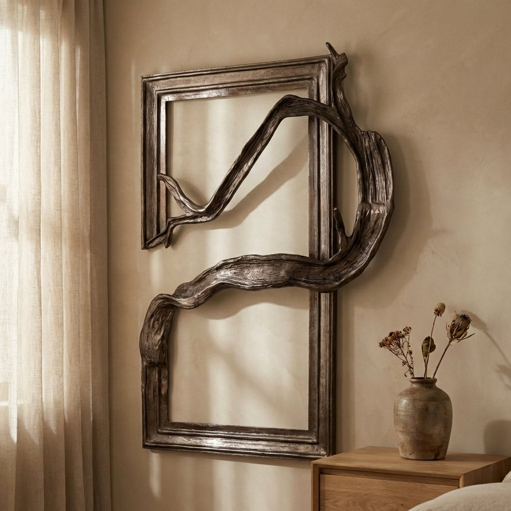 Heleena Black alu wall panel rectangle