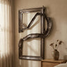 Heleena Black alu wall panel rectangle