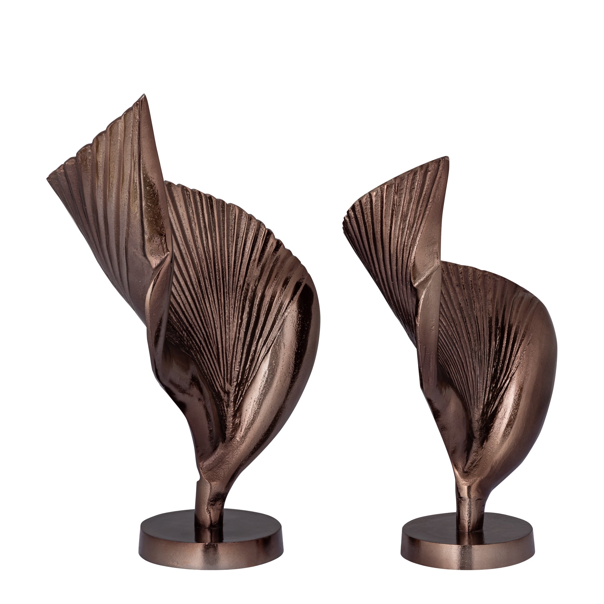 Roweyda Bronze alu statue shell shaped Small