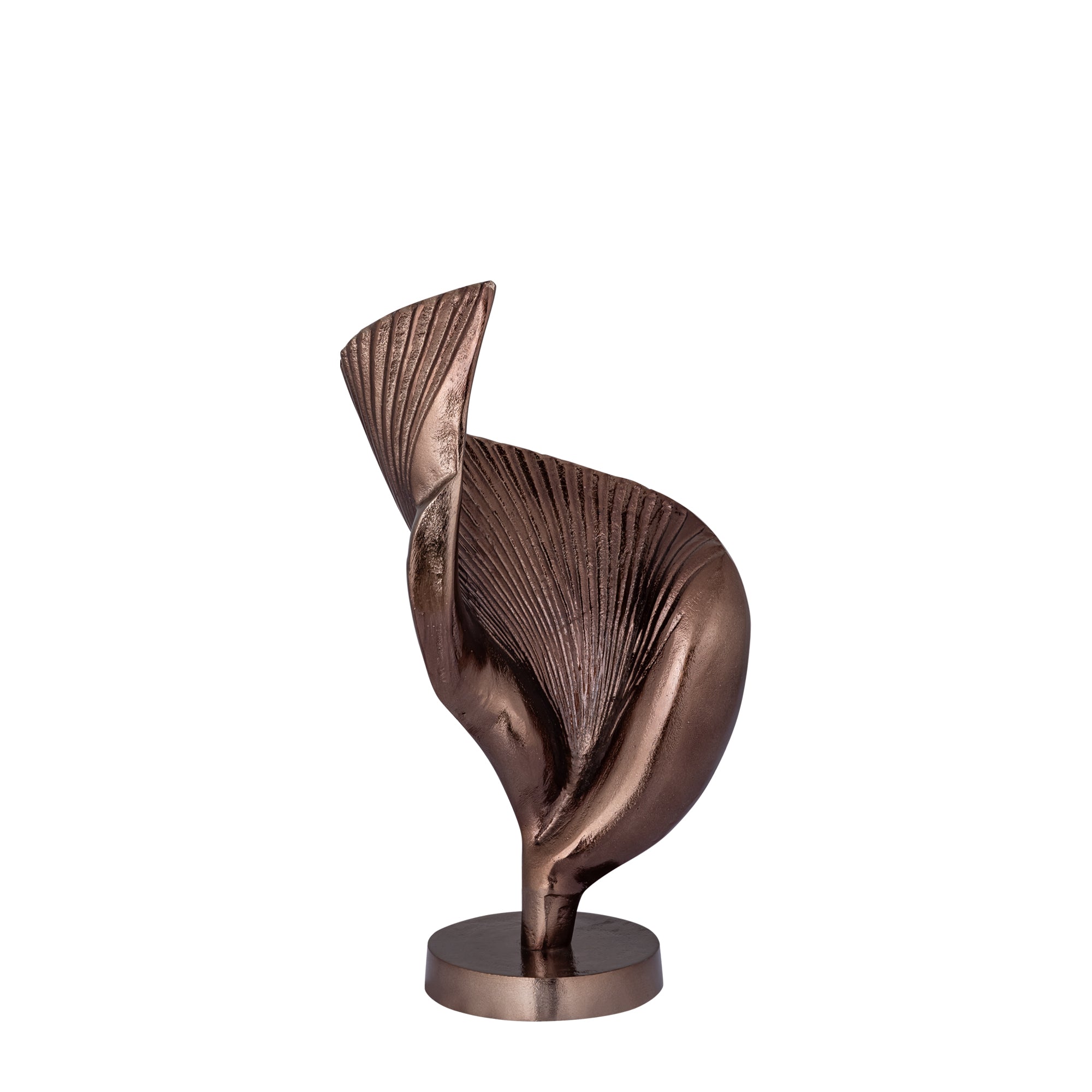 Roweyda Bronze alu statue shell shaped Small