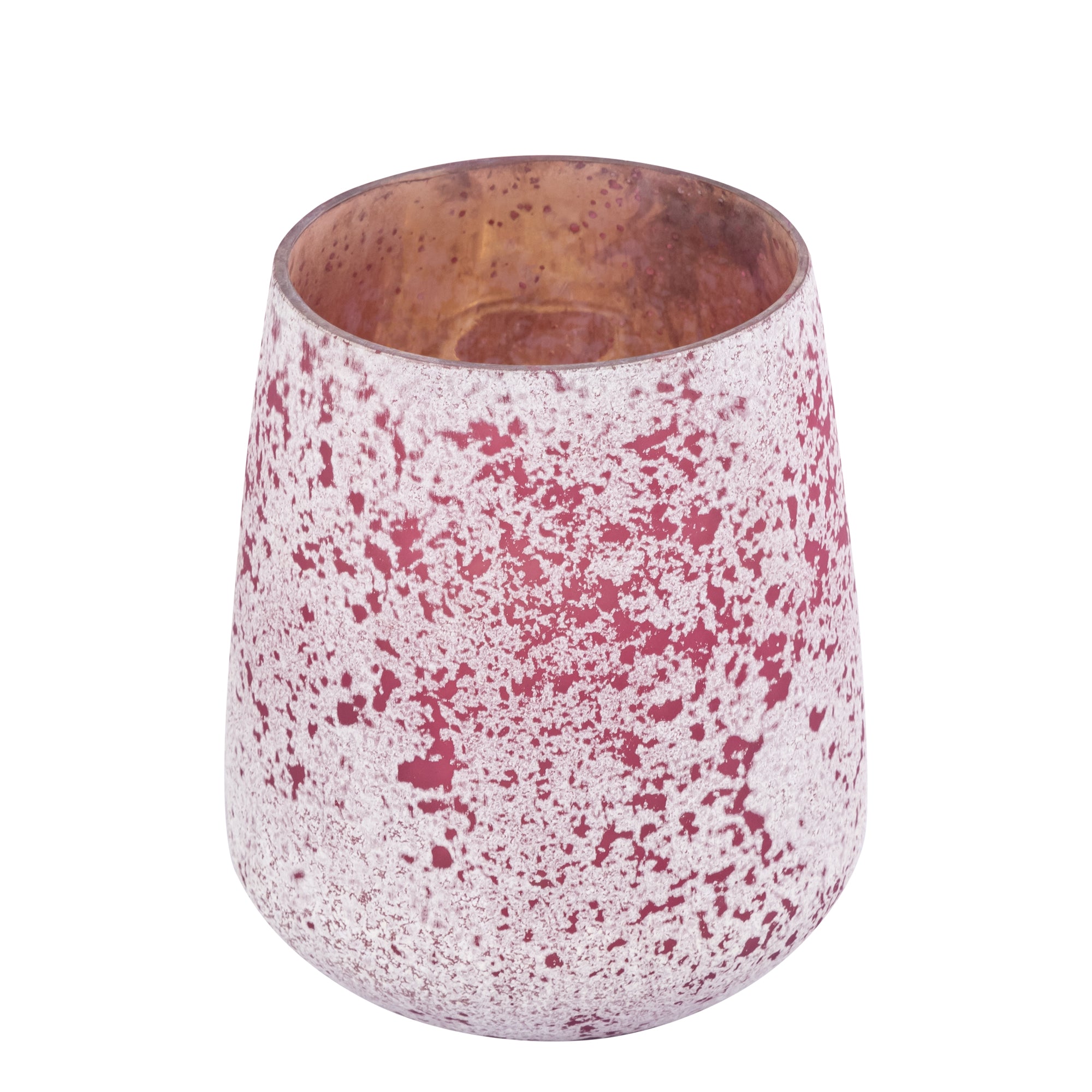 Marcy Bougeoirs en verre — Stormlight Round Shaped Rough - Rose