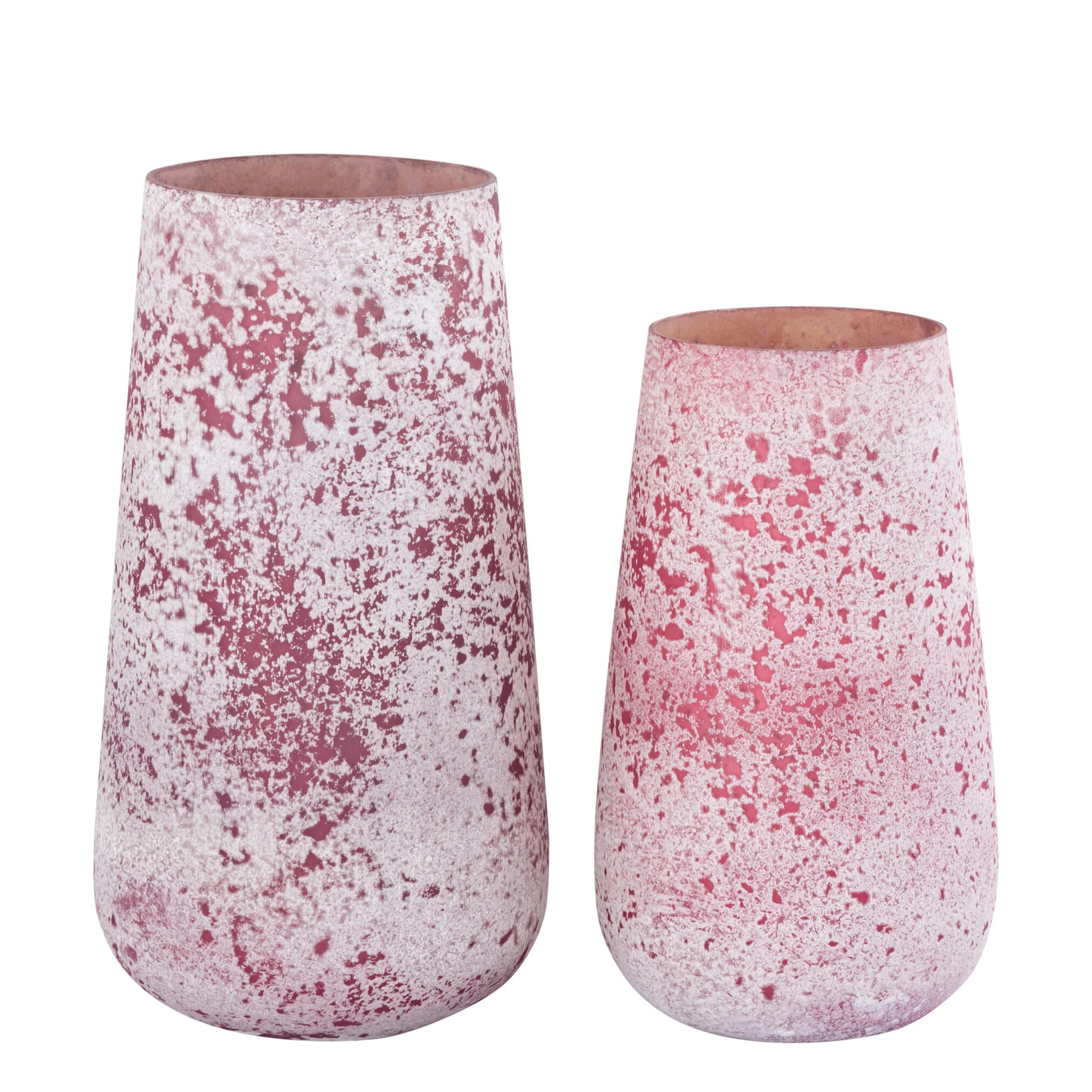 Marcy Bougeoirs en verre — Stormlight Round Shaped Rough - Rose