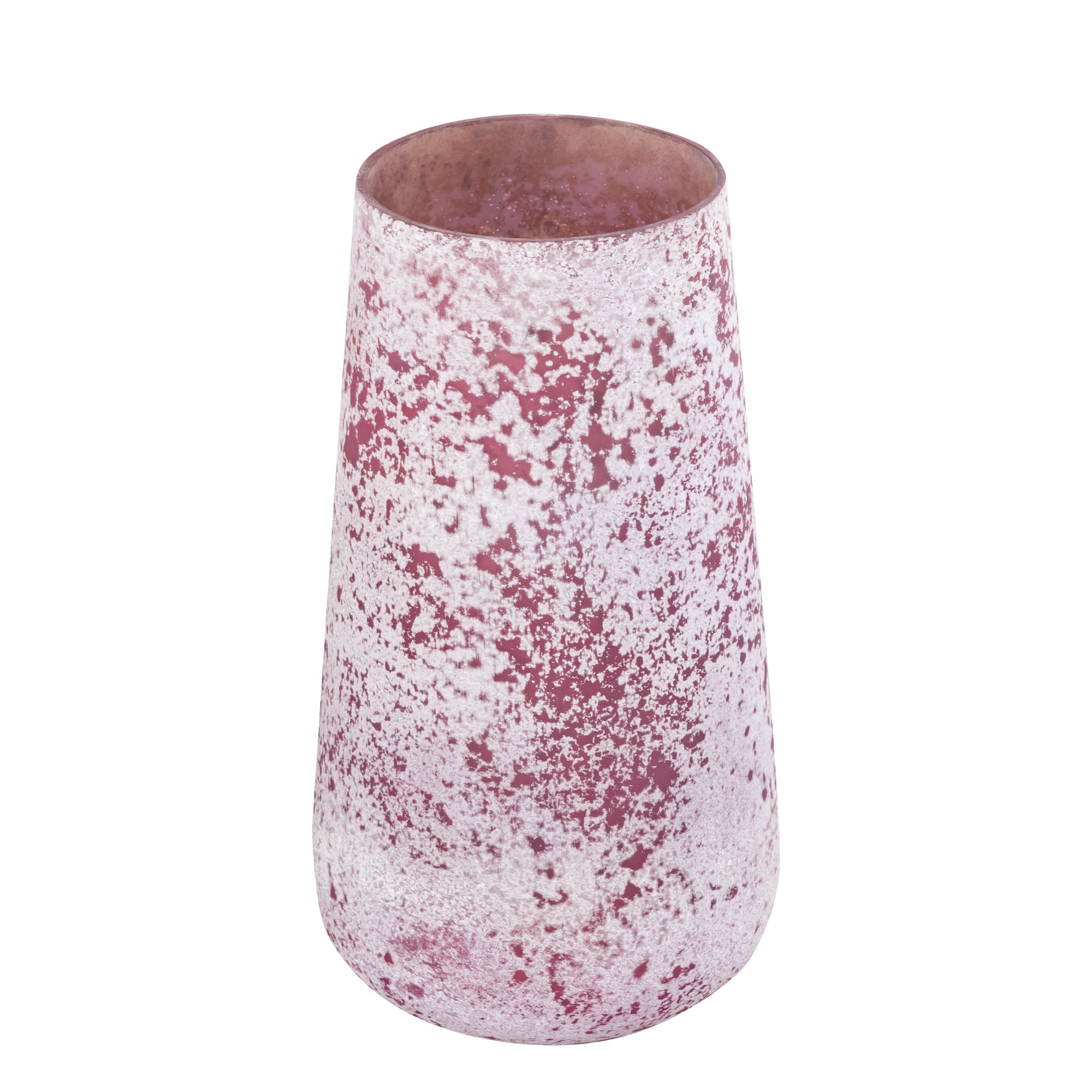 Marcy Bougeoirs en verre — Stormlight Round Shaped Rough - Rose