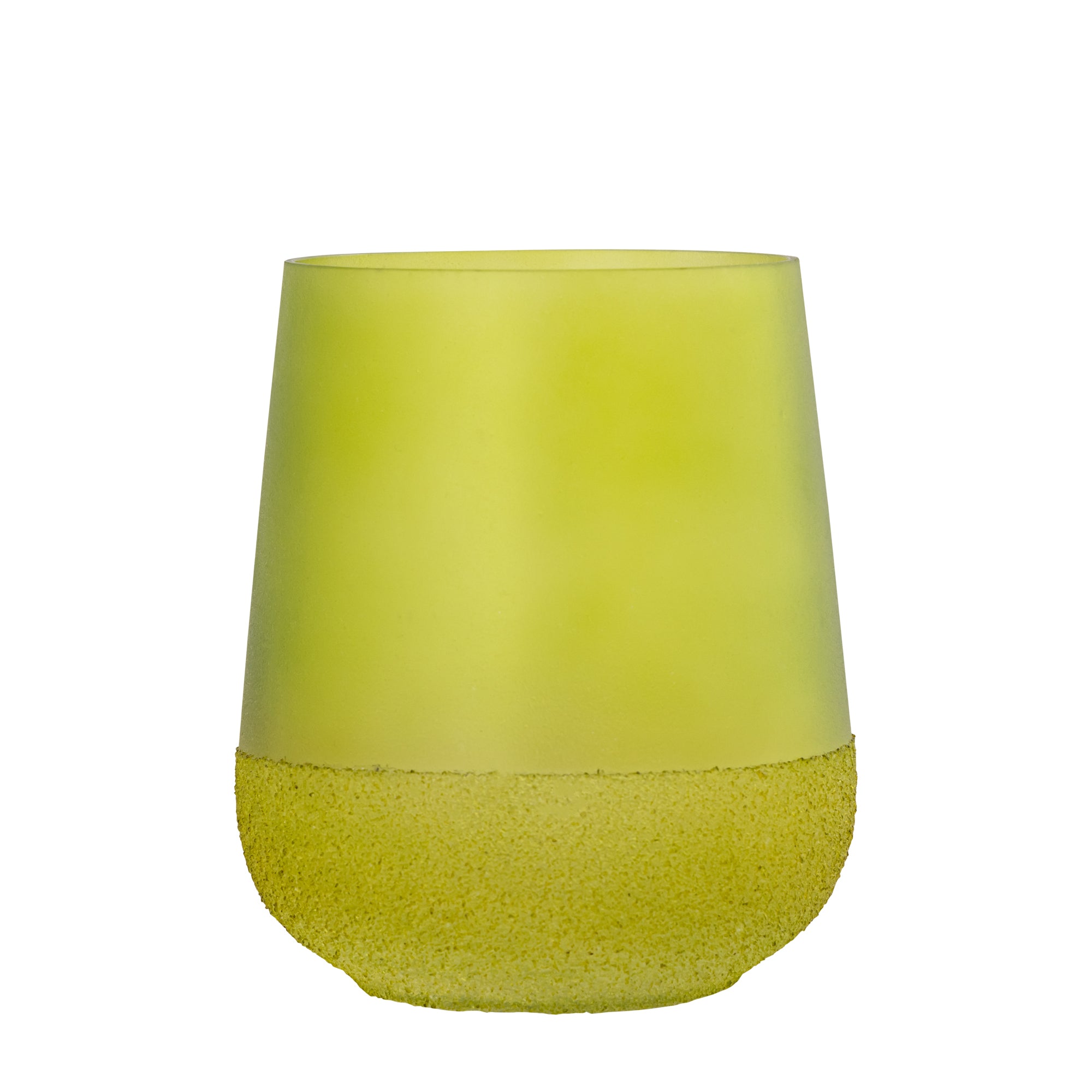 Marcy Bougeoirs en verre — Stormlight Round Rough Bottom 2 - Vert