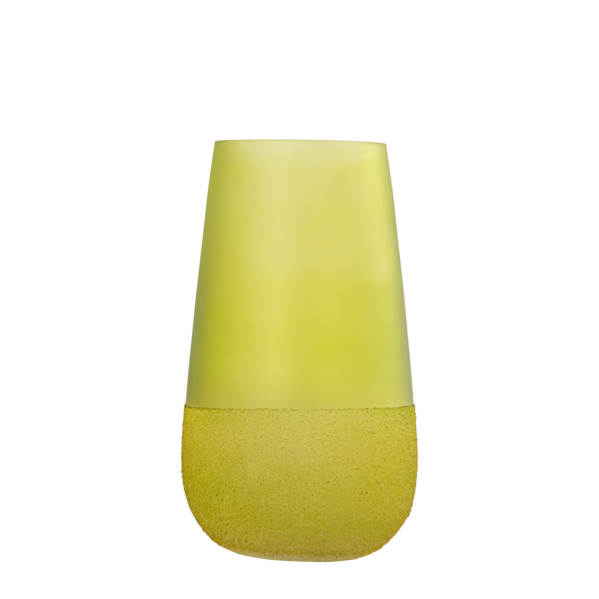Marcy Bougeoirs en verre — Stormlight Round Rough Bottom - Vert