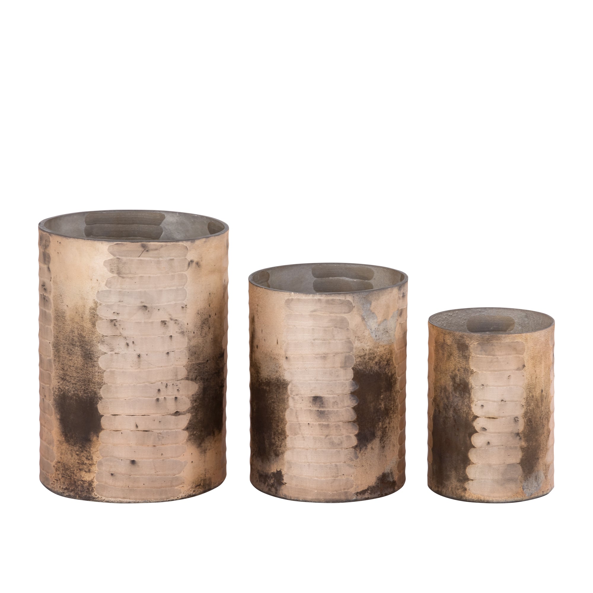 Somer Bougeoirs en verre - Rose