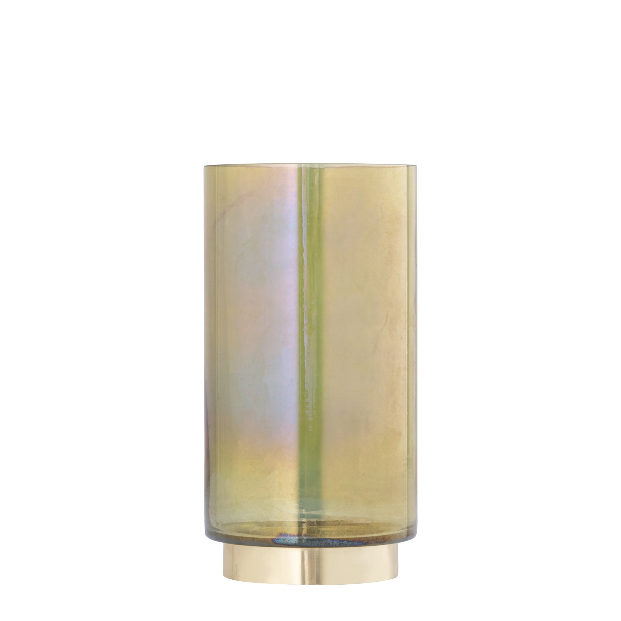 Norah Photophores en verre — Stormlight With Gold Bases - Vert