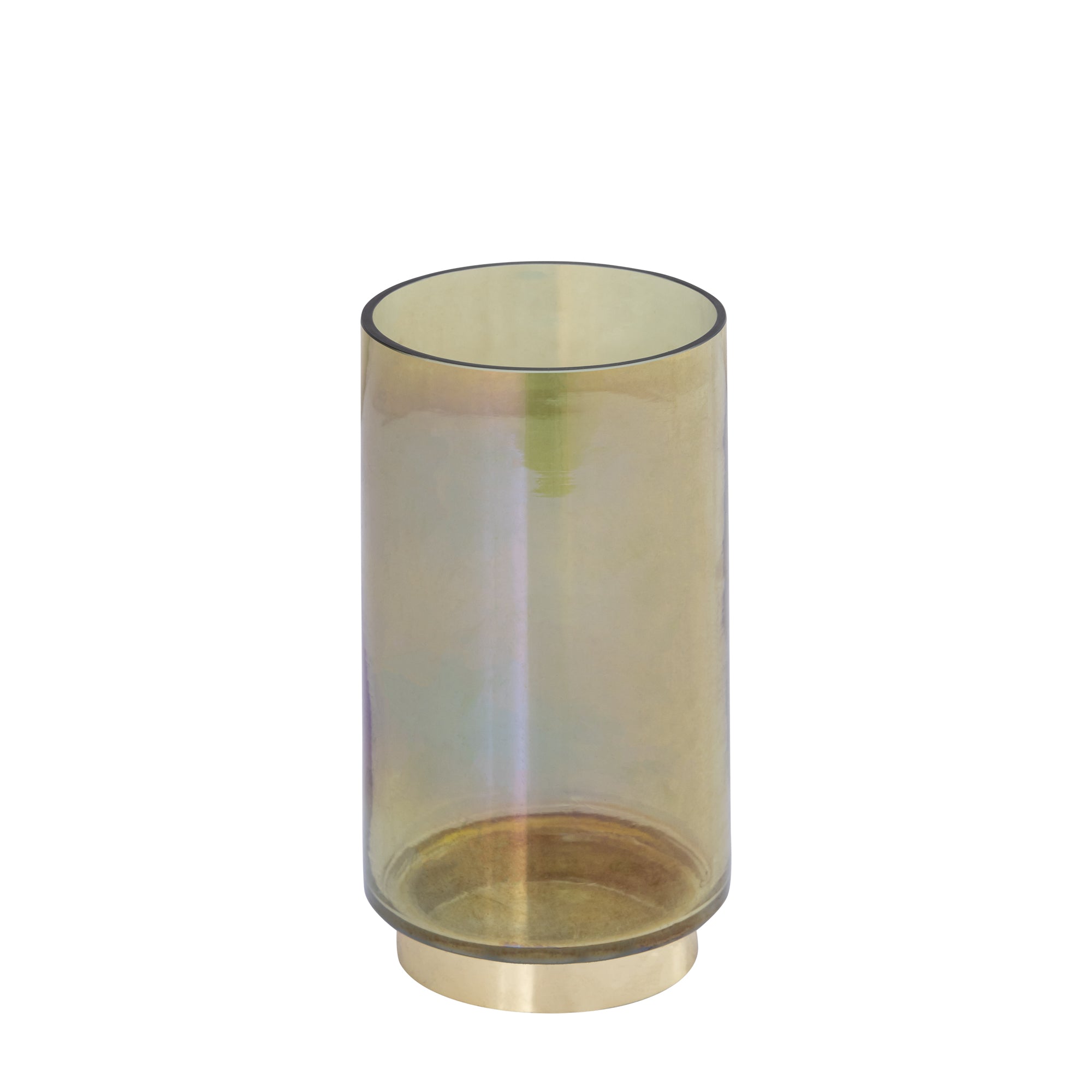 Norah Photophores en verre — Stormlight With Gold Bases - Vert