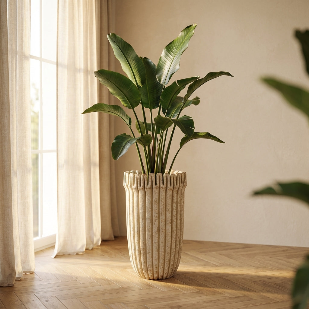Raffay Pot en ciment - L (24x24x40 cm)