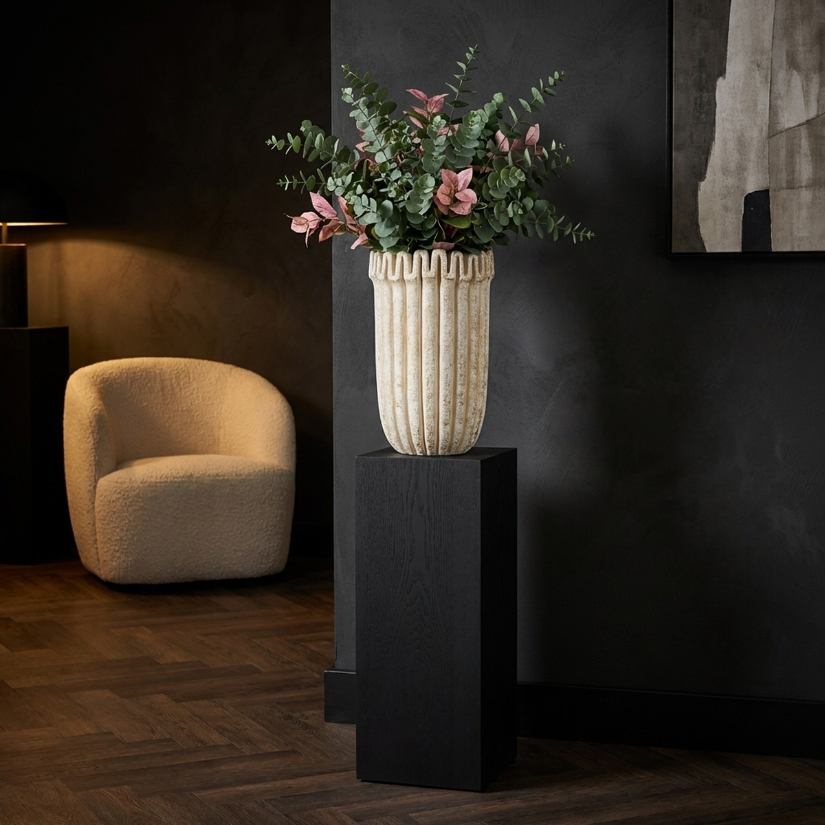 Pot Raffay — Ciment — Photo lifestyle