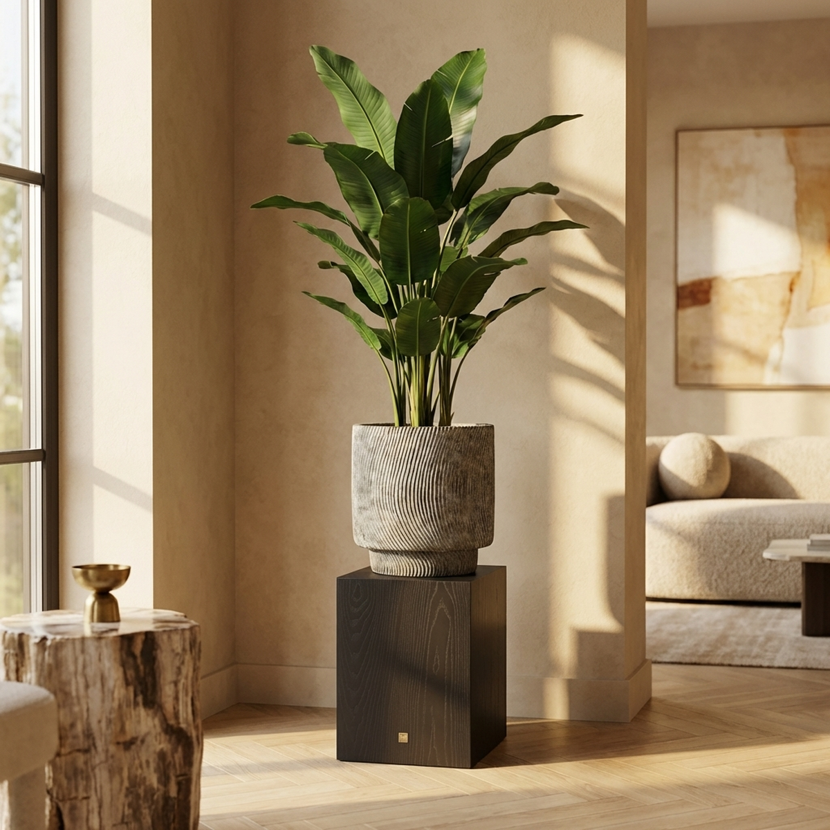 Pot Nigel — Ciment — Photo lifestyle