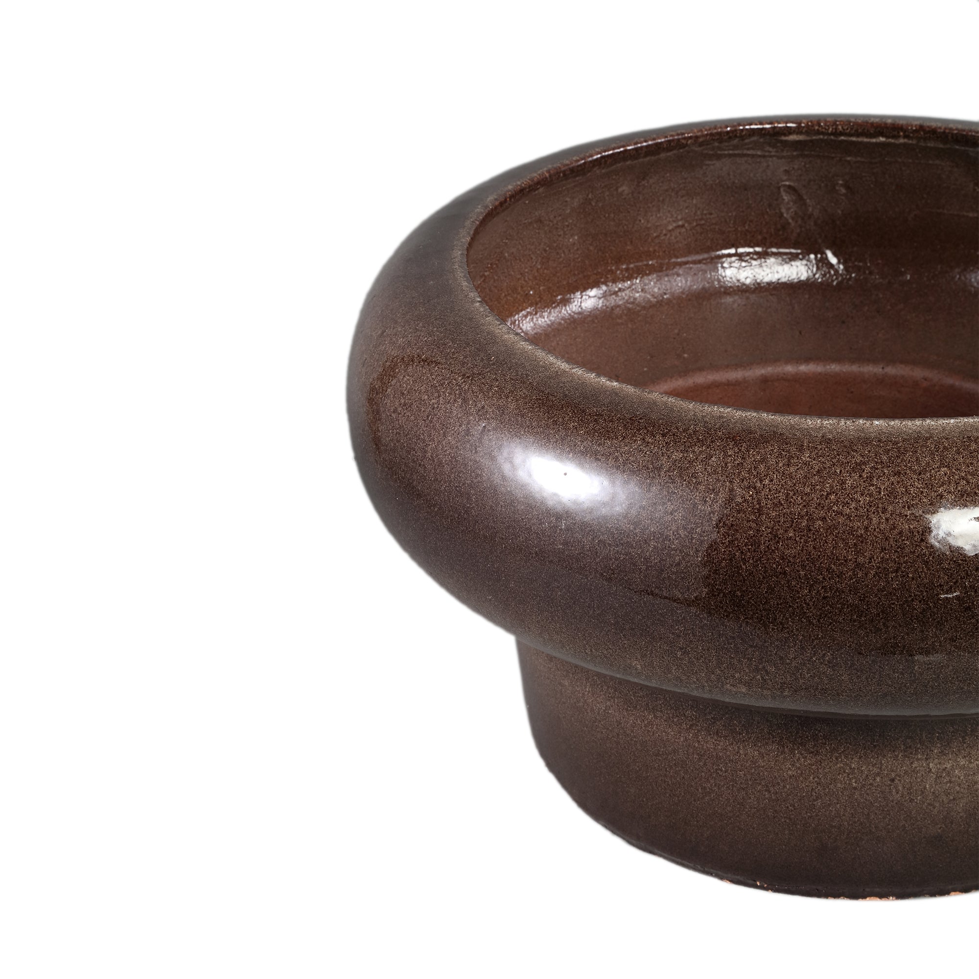 Megga Pot en céramique - Marron