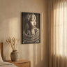 Romaan Black polyester painting rectangle woman S
