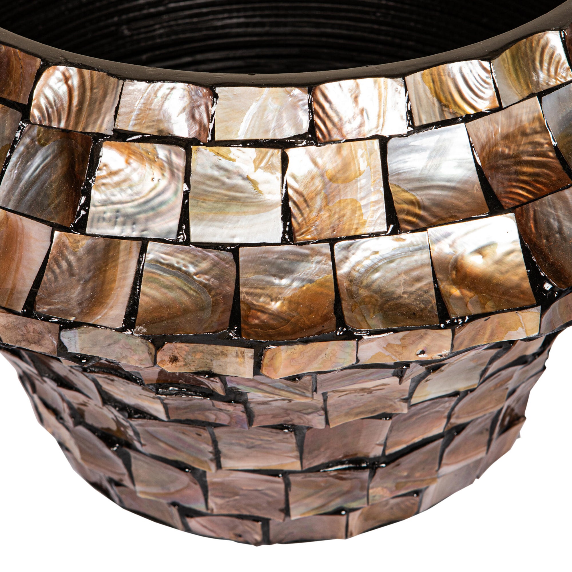 Pot Daven — en Bambou — Bronze