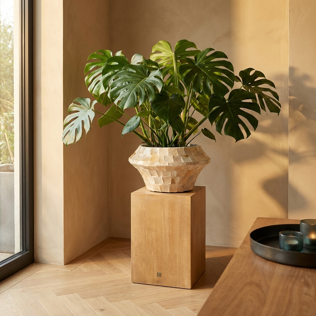 Pot Daven — en Bambou — Photo lifestyle