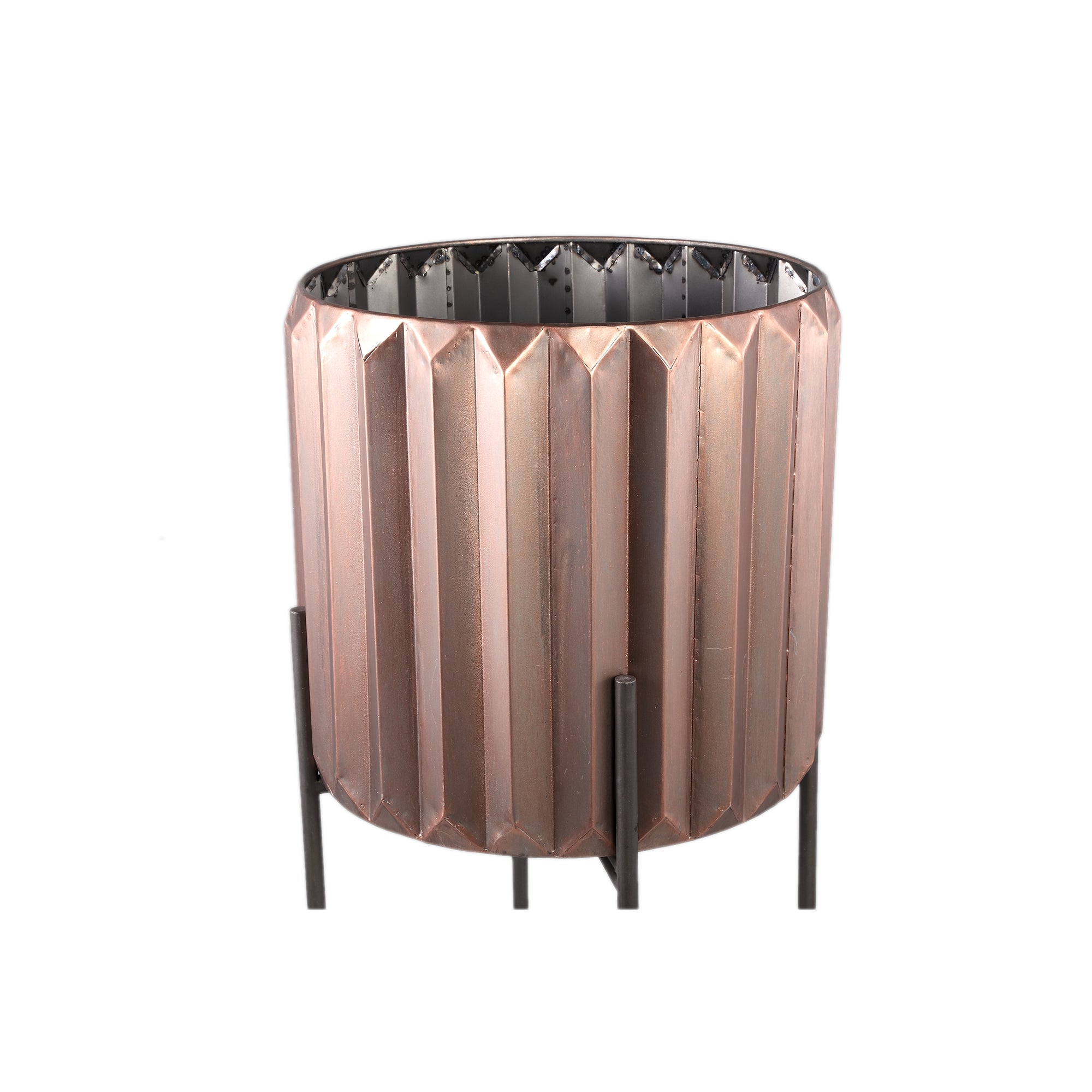 Eleyza Pot en métal - L (37x37x74 cm)