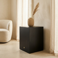 Piédestal Gustavo — Noir Coloré Placage Chêne SV S