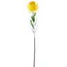 Fleur artificielle Protée — Jaune