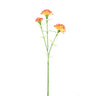Carnation Flower Orange red spray 3 flowers Orange — Fleur artificielle — Fleur artificielle design premium | Häus