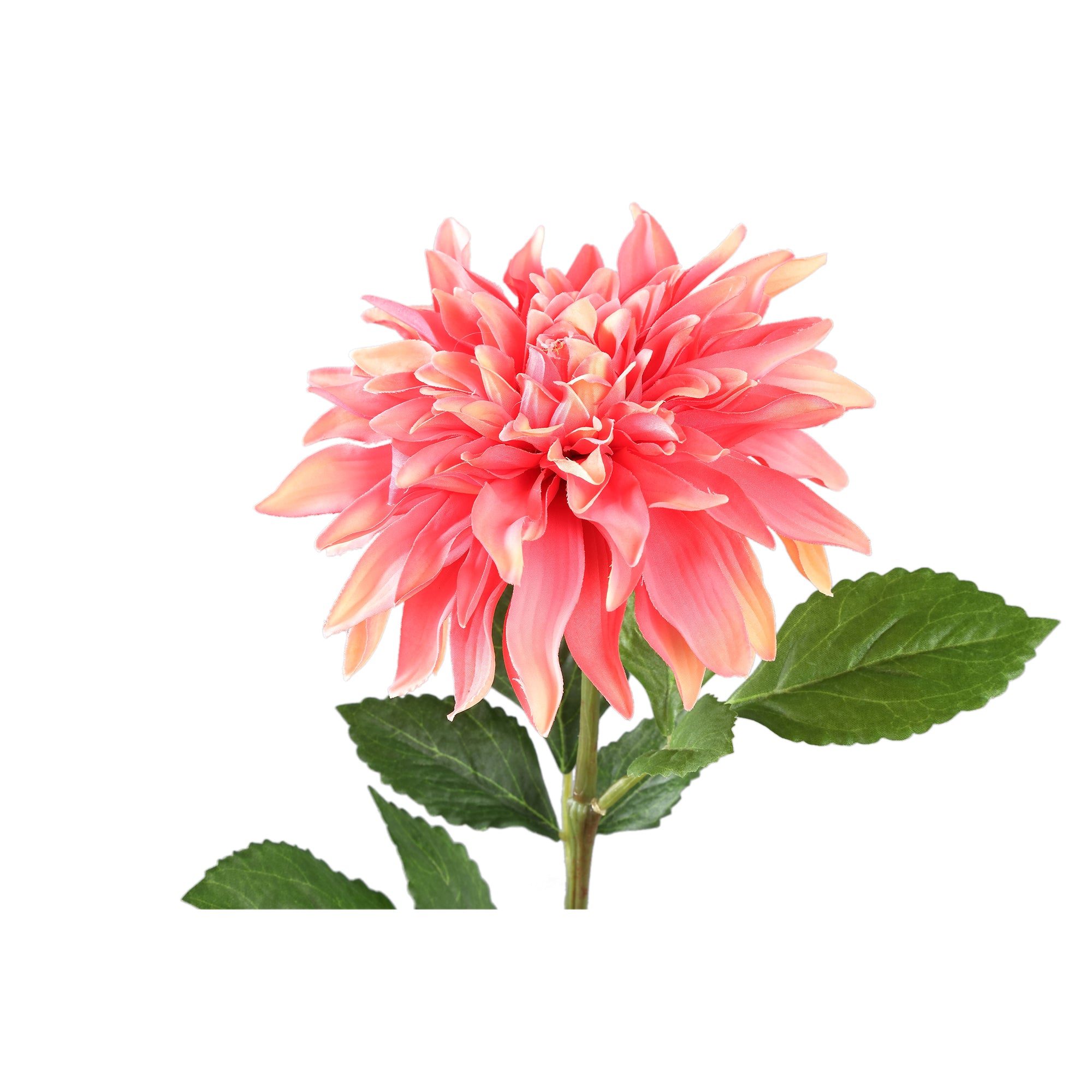 Dahlia Flower pink spray with leaves Rose — Fleur artificielle — vue 2 | Häus
