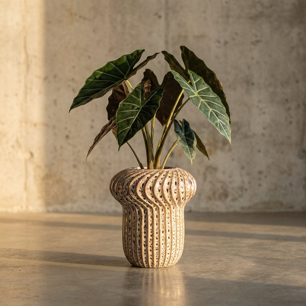 Sindi Pot en céramique - Marron