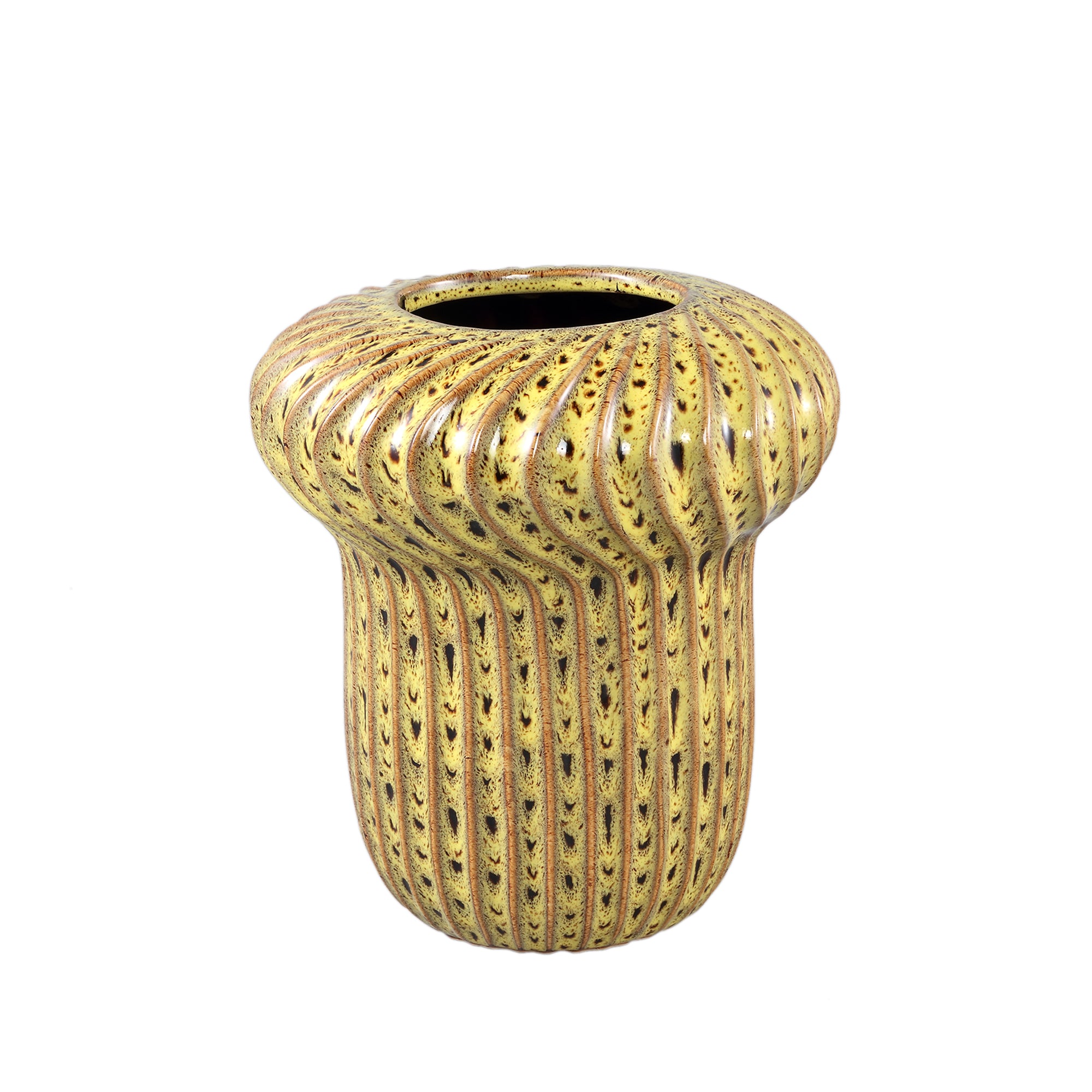 Sindi Pot en céramique - Jaune