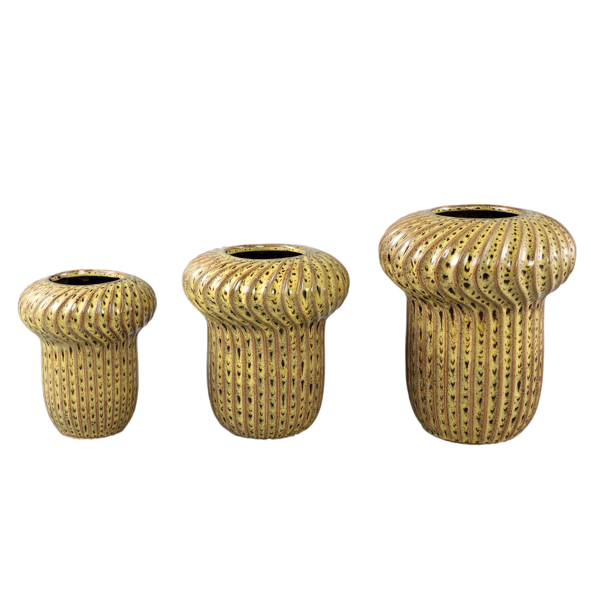 Sindi Pot en céramique - Jaune