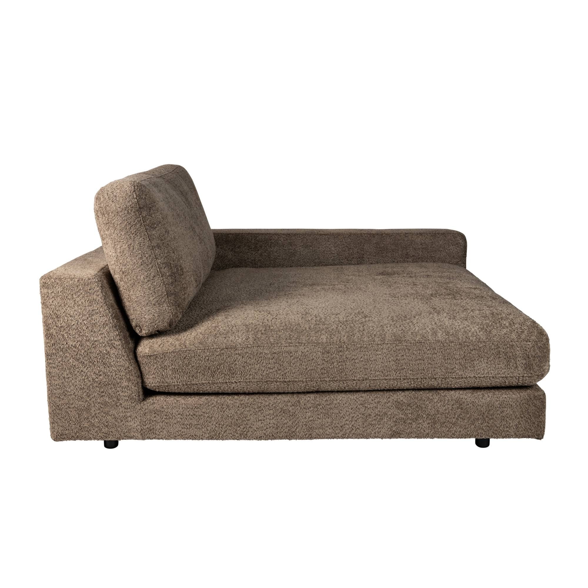 Nilla sofa chaise longue arm right SiC Ant5 Brown - Photo 4