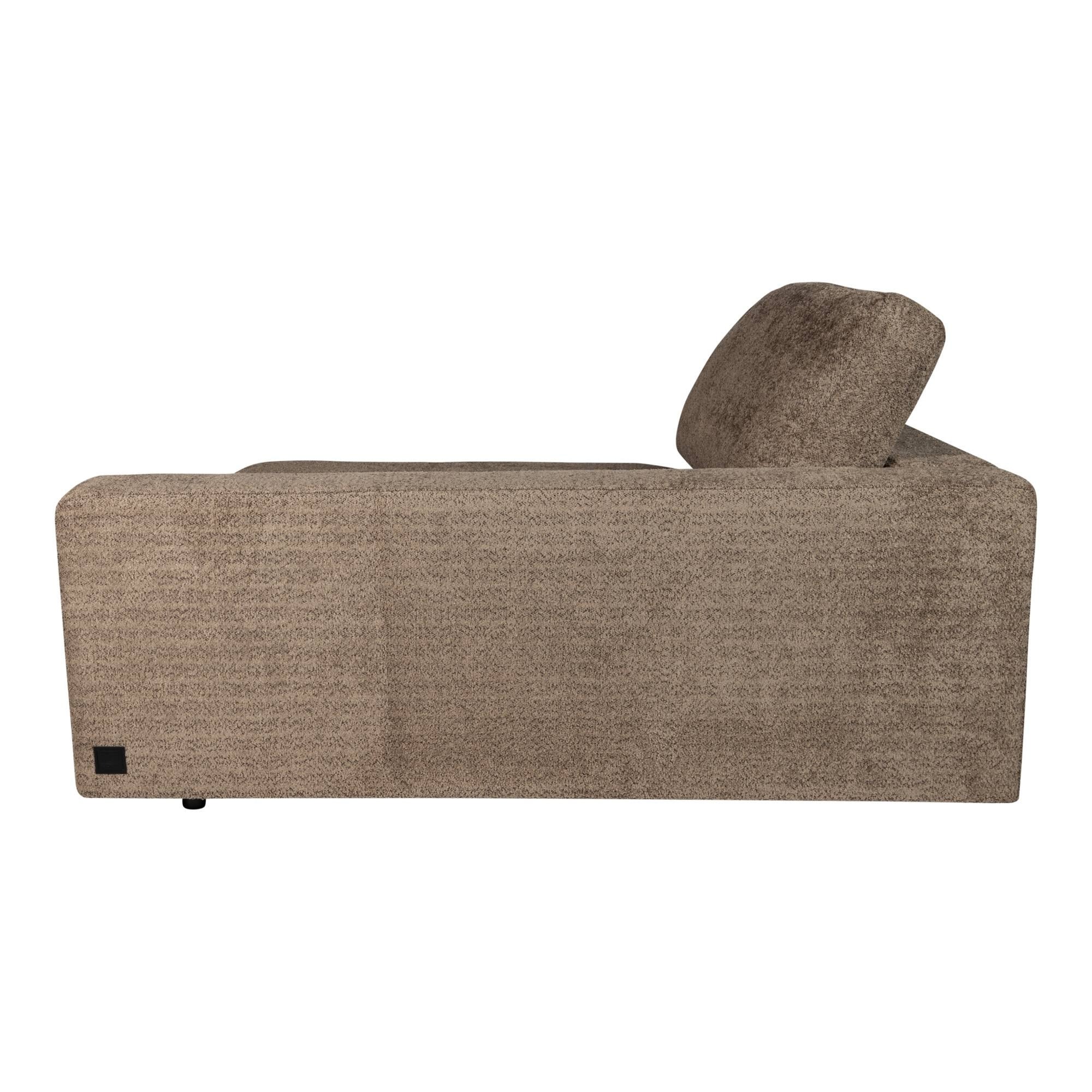 Nilla sofa chaise longue arm right SiC Ant5 Brown - Photo 3