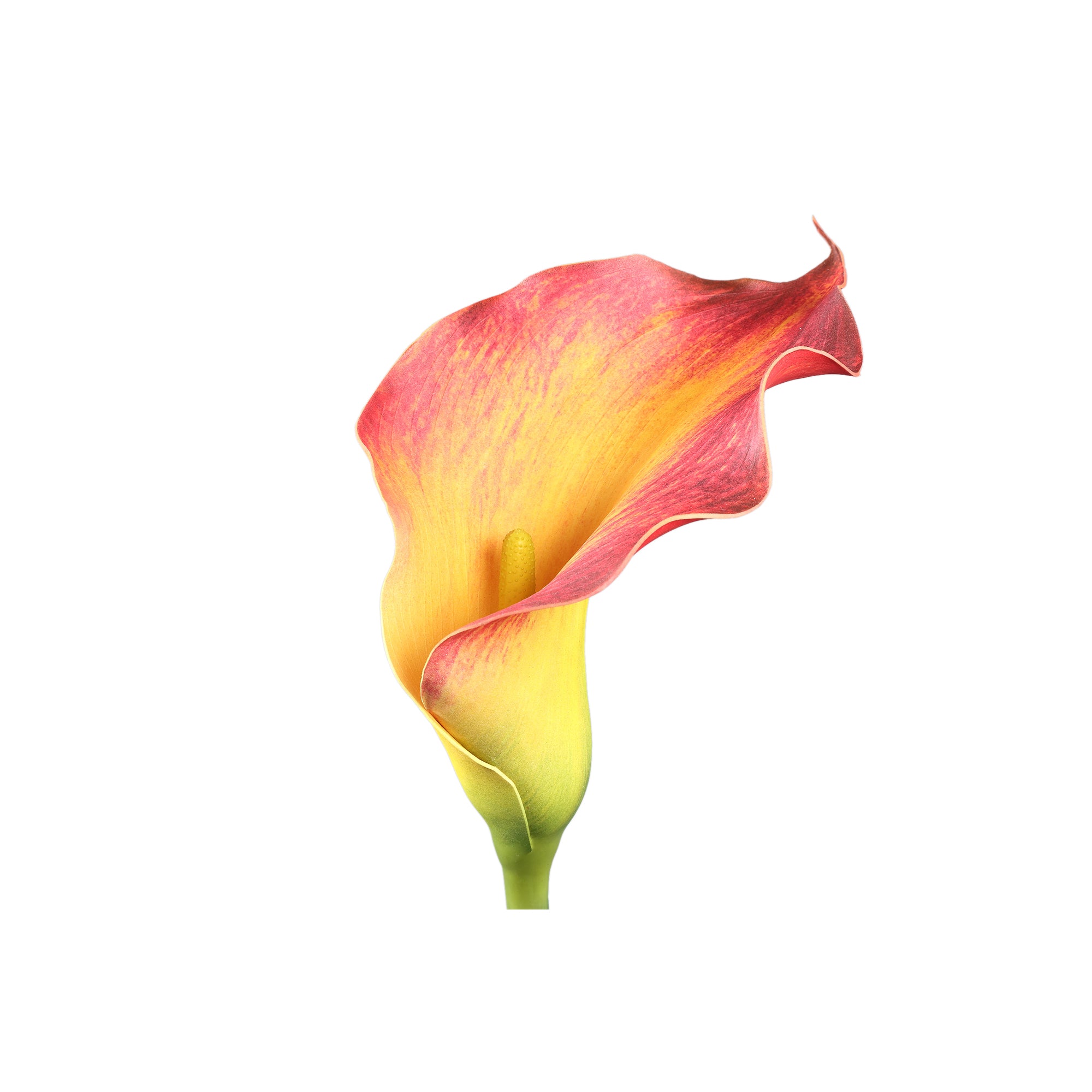 Lily Flower orange yellow calla lily spray Orange — Fleur artificielle — vue 2 | Häus