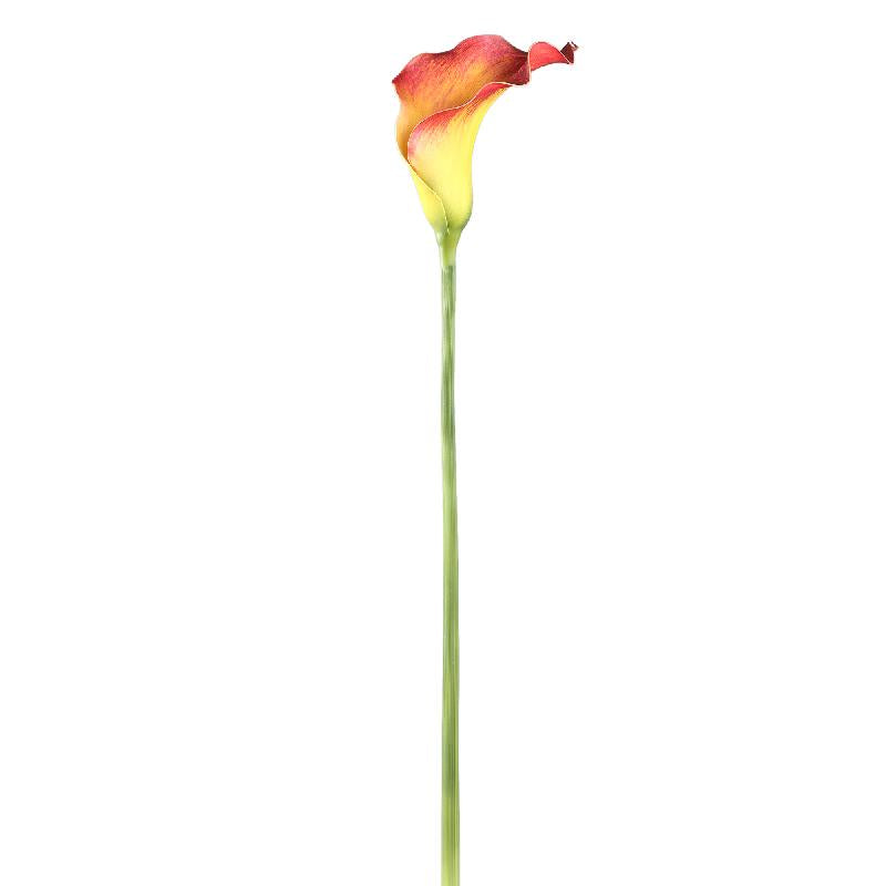 Lily Flower orange yellow calla lily spray Orange — Fleur artificielle — vue 3 | Häus